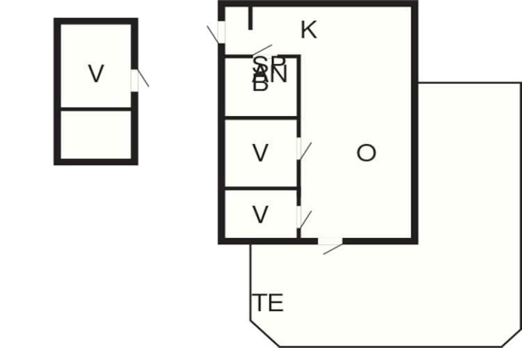 6 Person Holiday Home In スラーエルセ エクステリア 写真